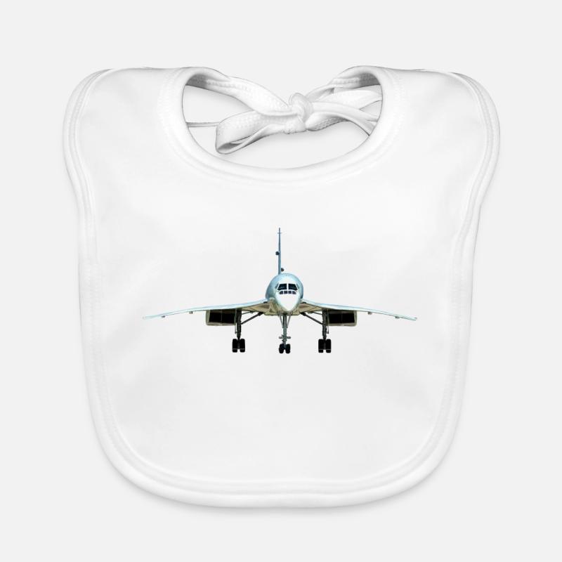 Concorde - Bavoir bio Bébé - blanc