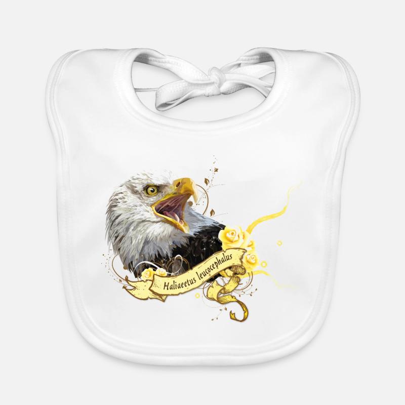 Bald eagle Organic Baby Bibs