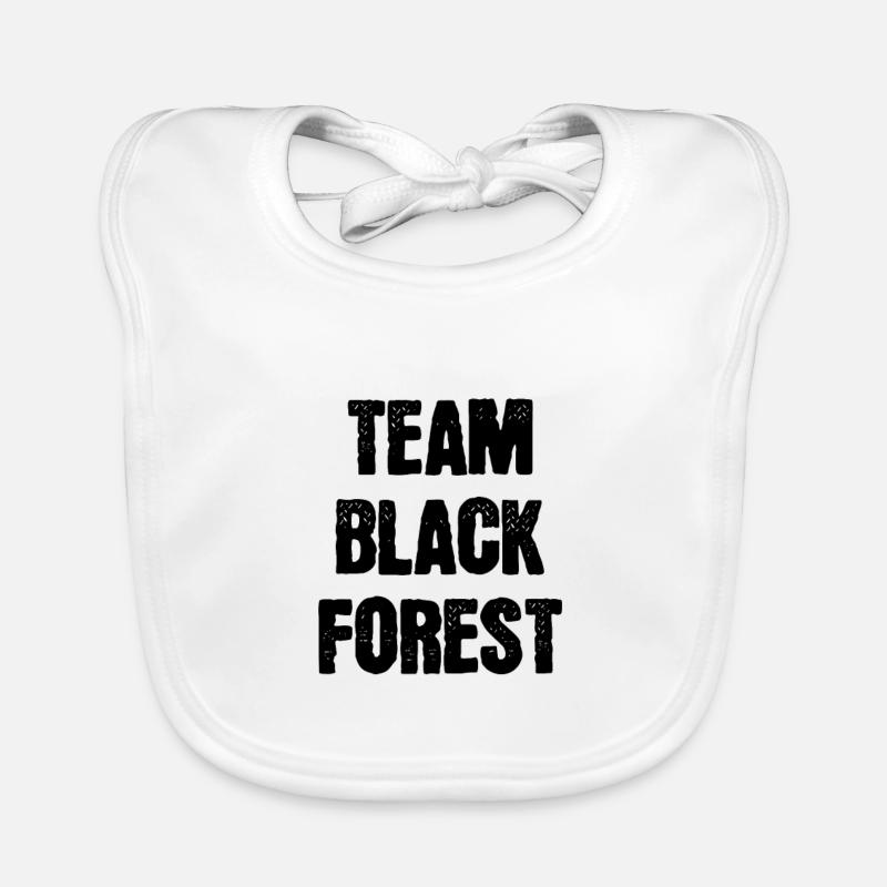 Équipe Forêt-Noire Bavoir bio Bébé