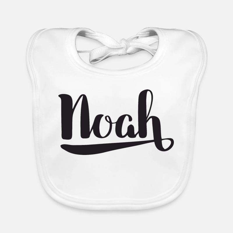 Creative Noah Archetype with Water Design Organic Baby Bibs