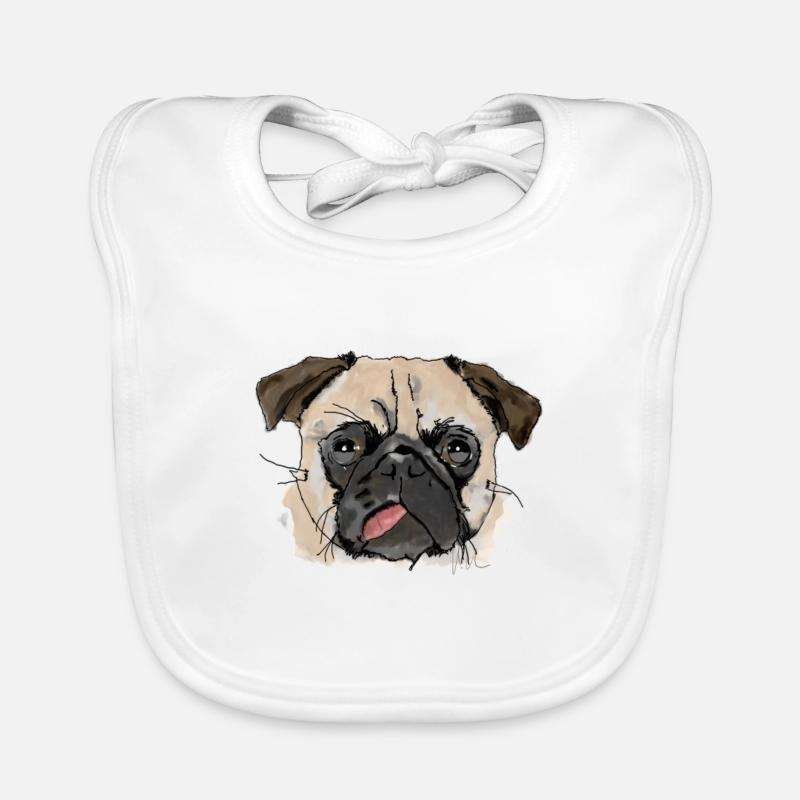 Pug Organic Baby Bibs