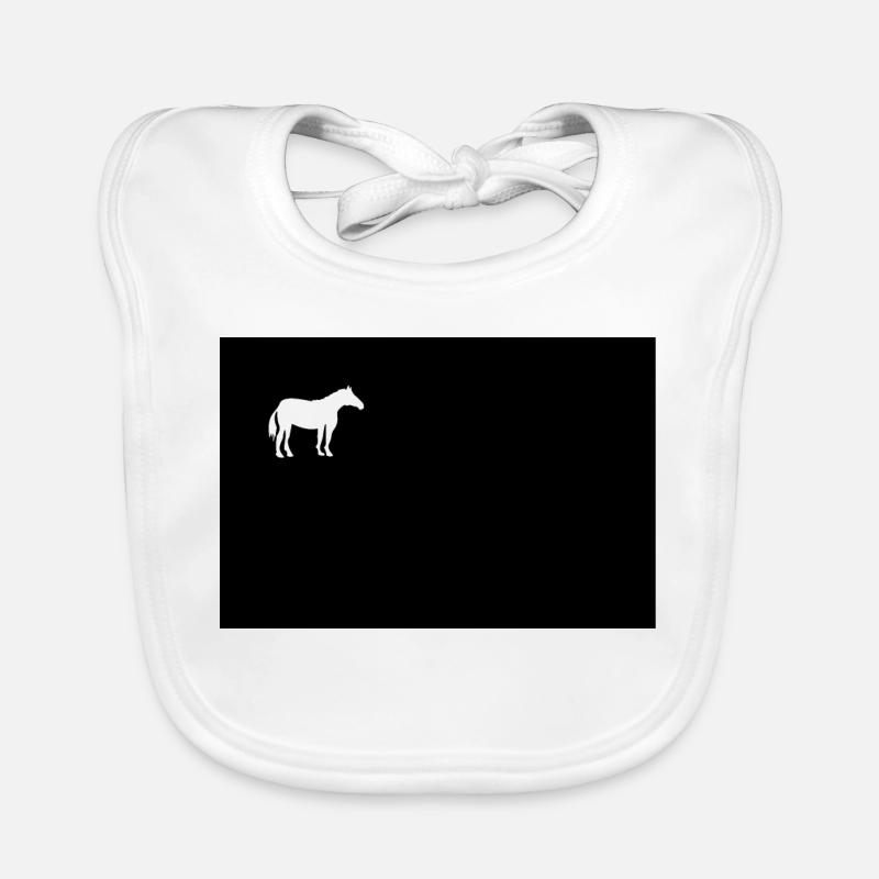 Pferd Baby Bio-Lätzchen