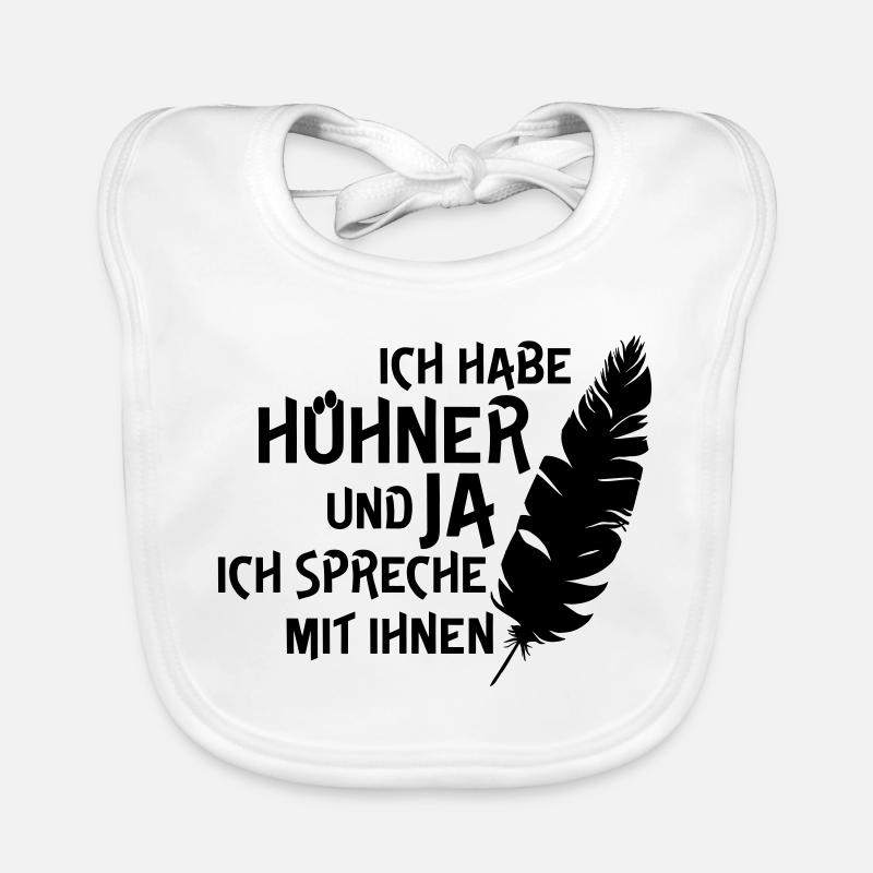 Ich habe Hühner Baby Bio-Lätzchen