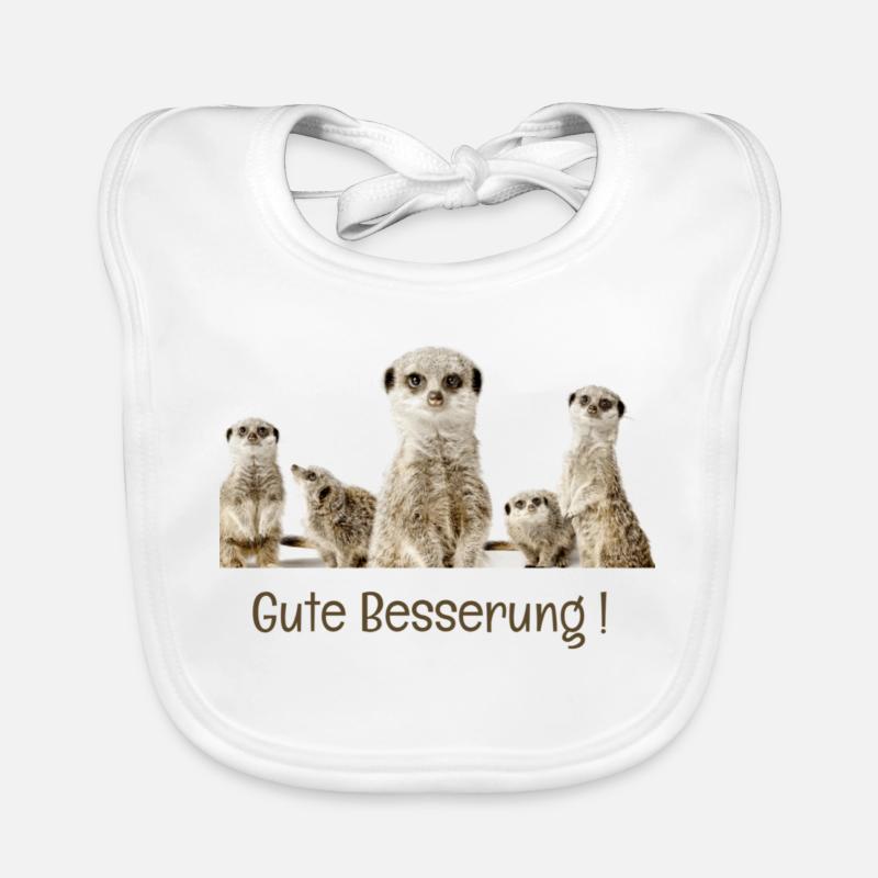 Get well soon Organic Baby Bibs