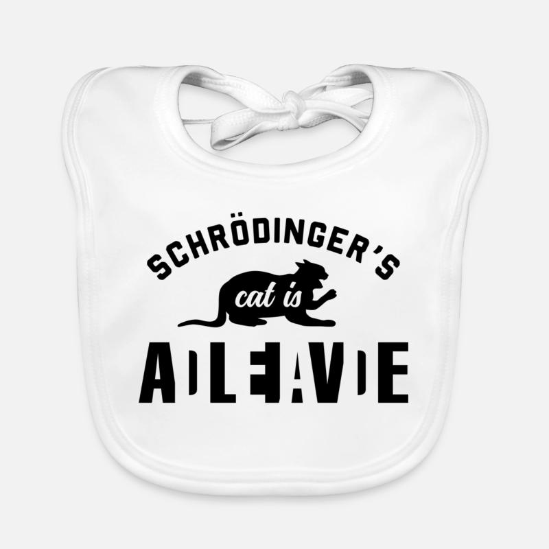 Schrödingers Katze Baby Bio-Lätzchen
