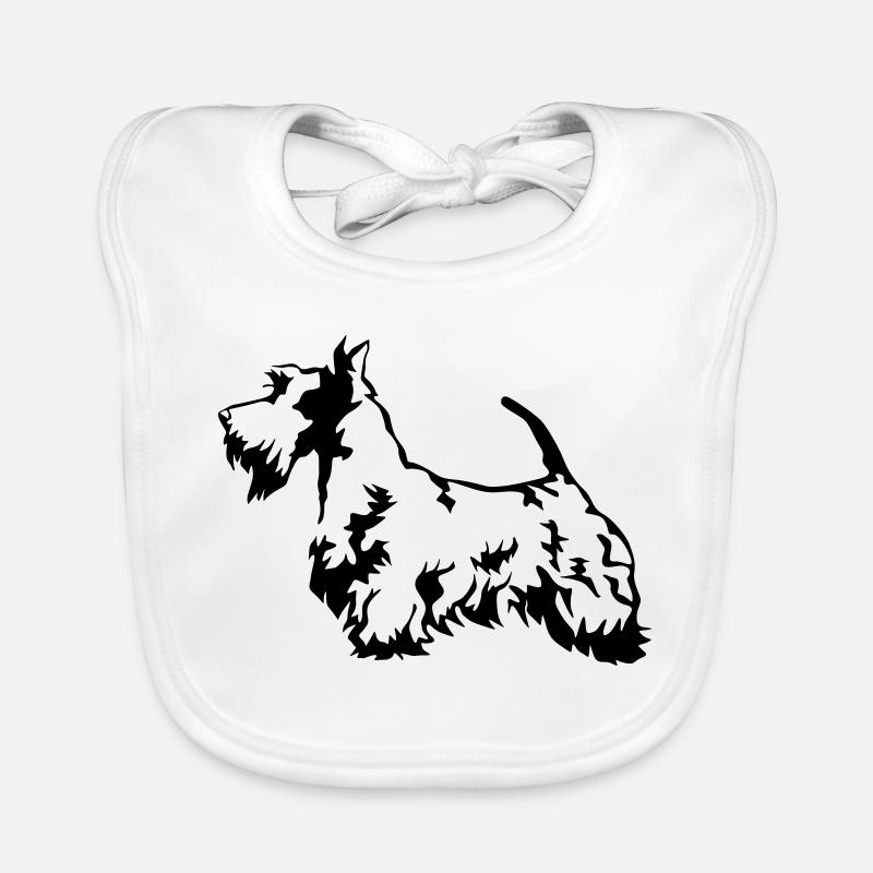 Scottish Terrier Baby Bio-Lätzchen