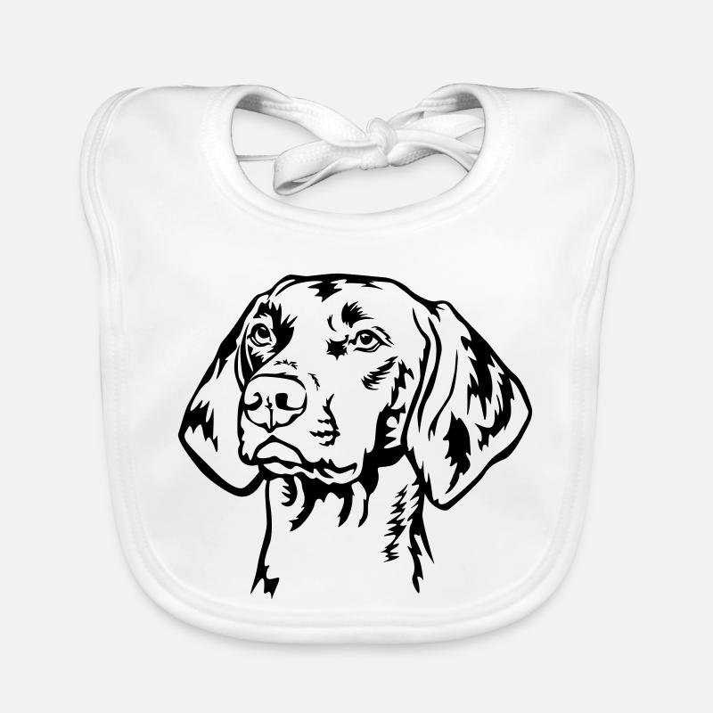 Tête de Magyar Vizsla Bavoir bio Bébé