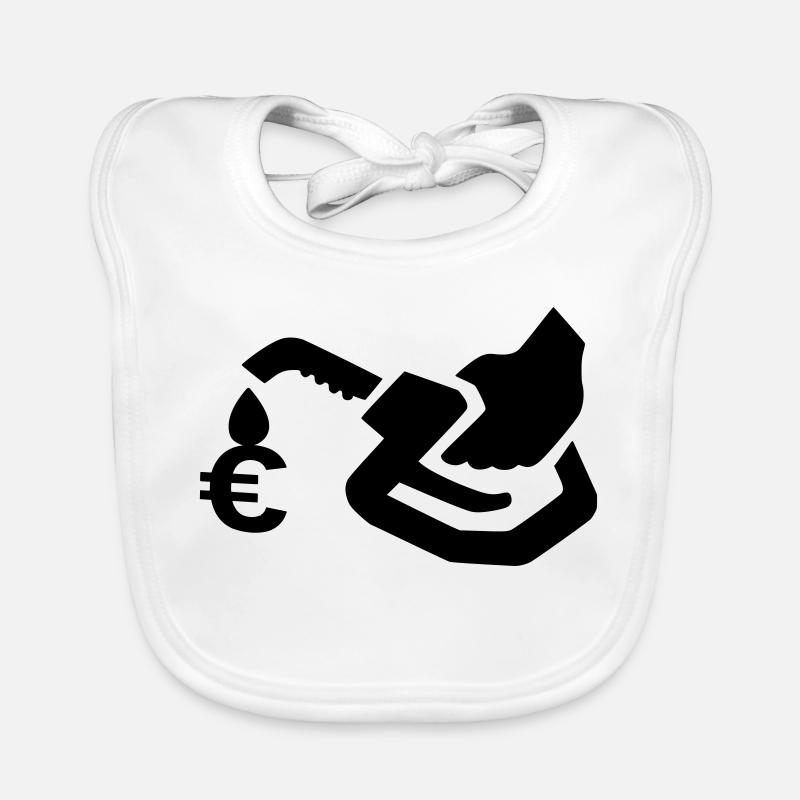 pompe à essence Bavoir bio Bébé