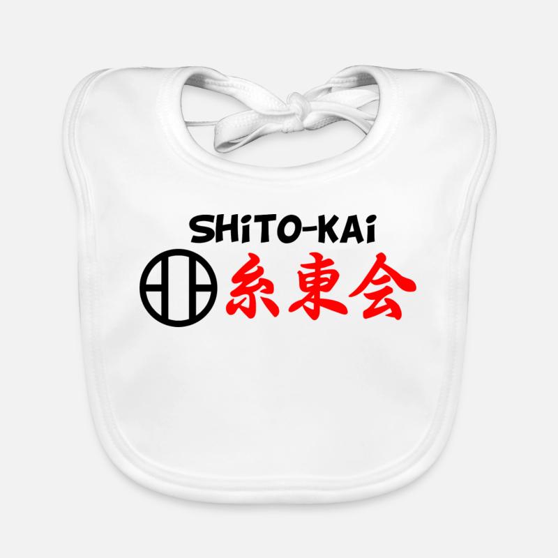 Shito kai karate emblem SHITO-KAI Baby Bio-Lätzchen