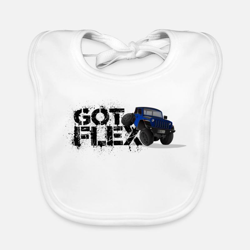 GOT FLEX - SUV - Off Road / Blue Organic Baby Bibs