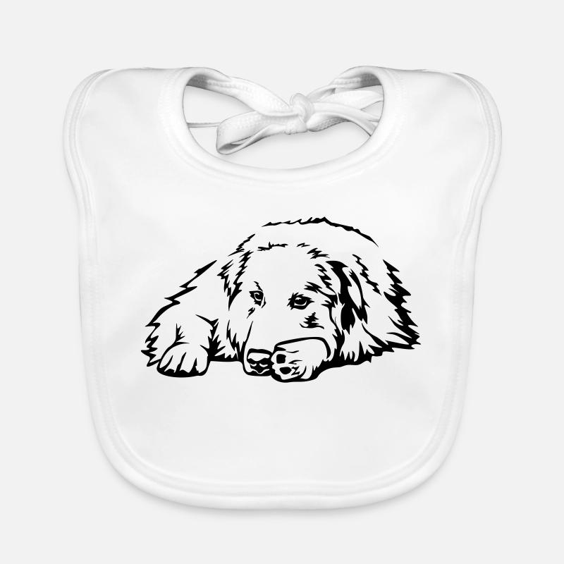 Pyrenees mountain dog Organic Baby Bibs