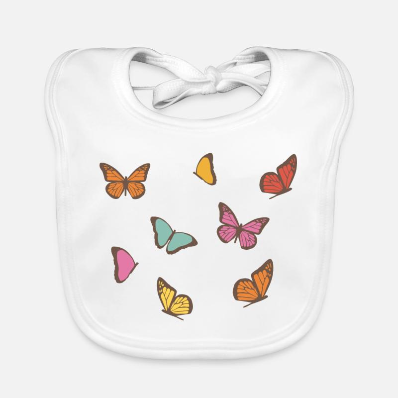 Schmetterling Baby Bio-Lätzchen