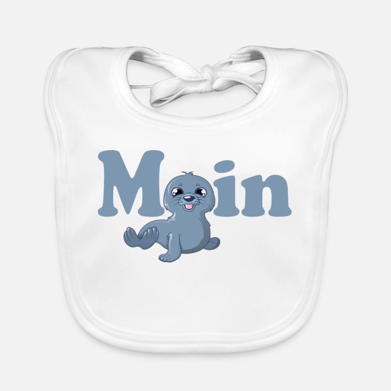 Moin - kleine Robbe Baby Bio-Lätzchen