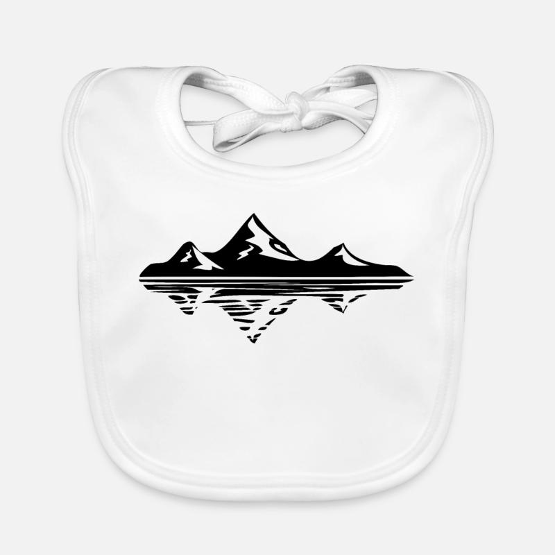 Mountain Mountains Organic Baby Bibs