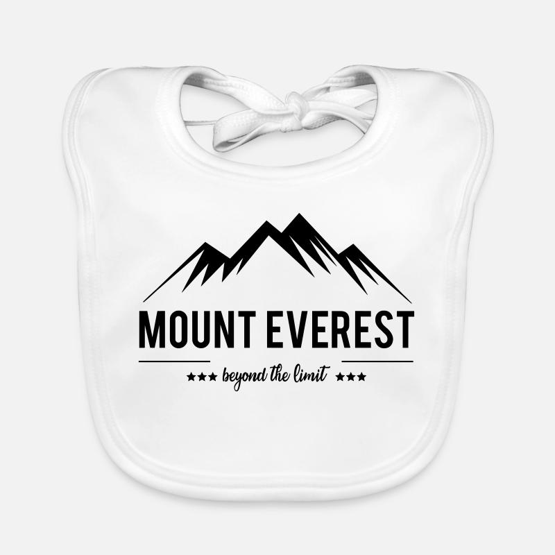 Mount Everest Beyond the Limit Organic Baby Bibs