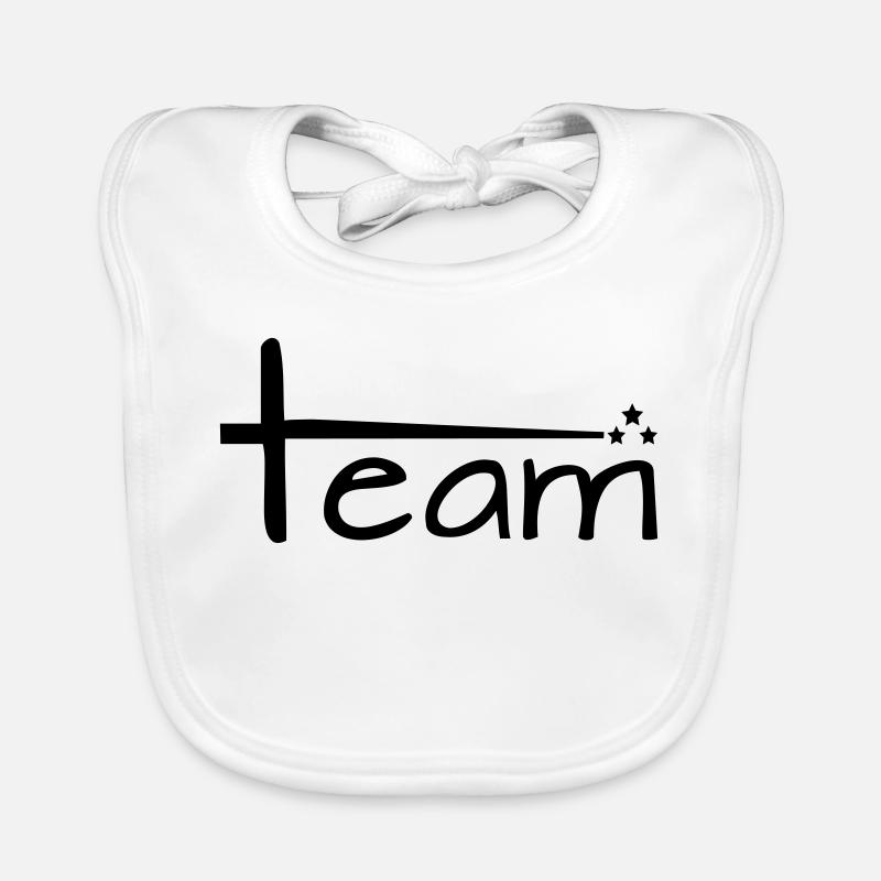 Team Style avec étoiles Bavoir bio Bébé