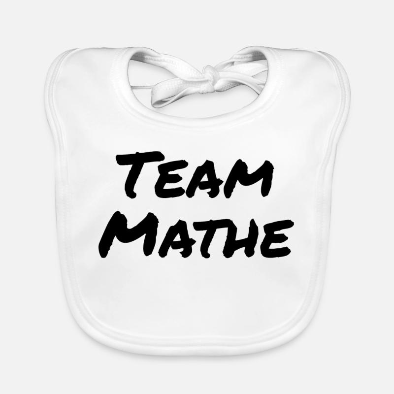 Team Mathe Baby Bio-Lätzchen