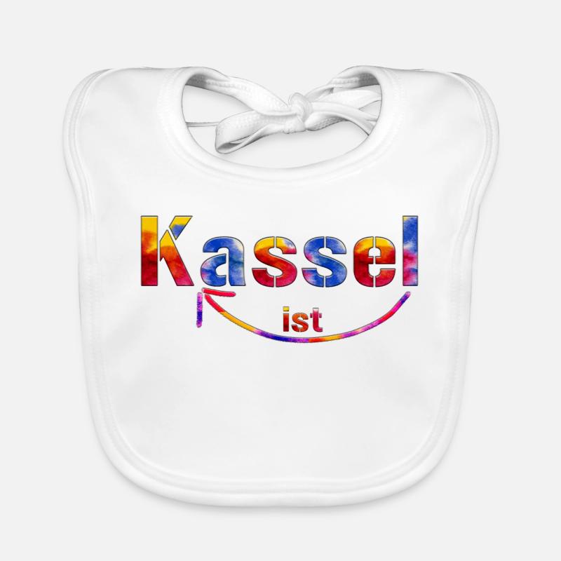 Kassel est super Bavoir bio Bébé