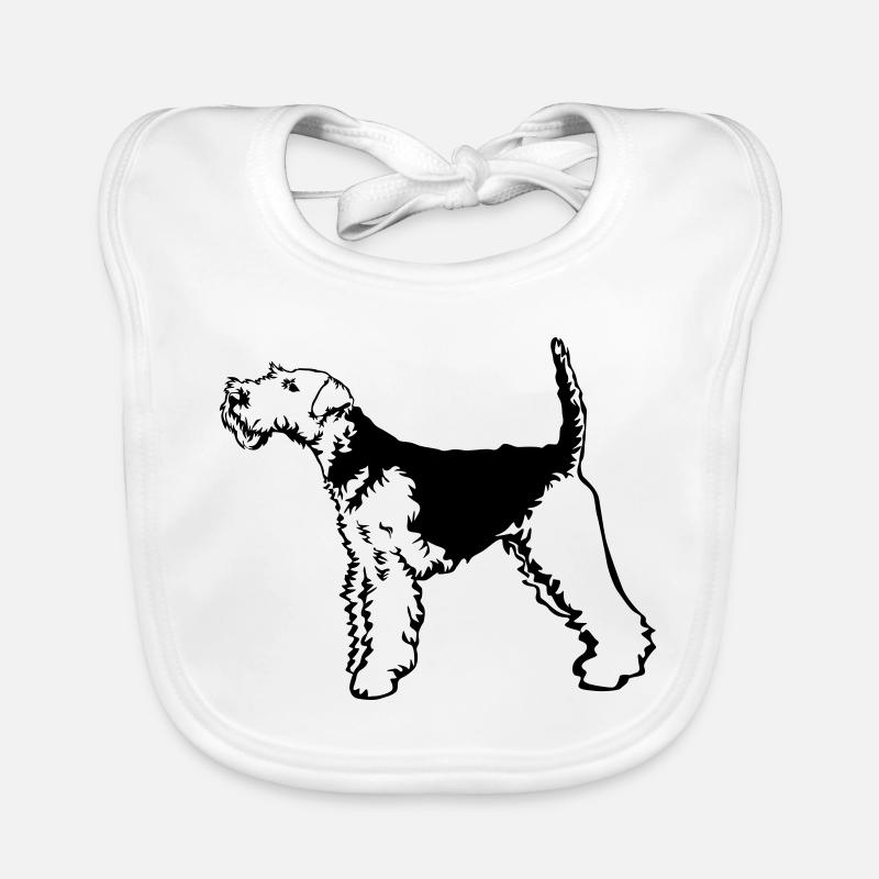 Welsh Terrier Organic Baby Bibs