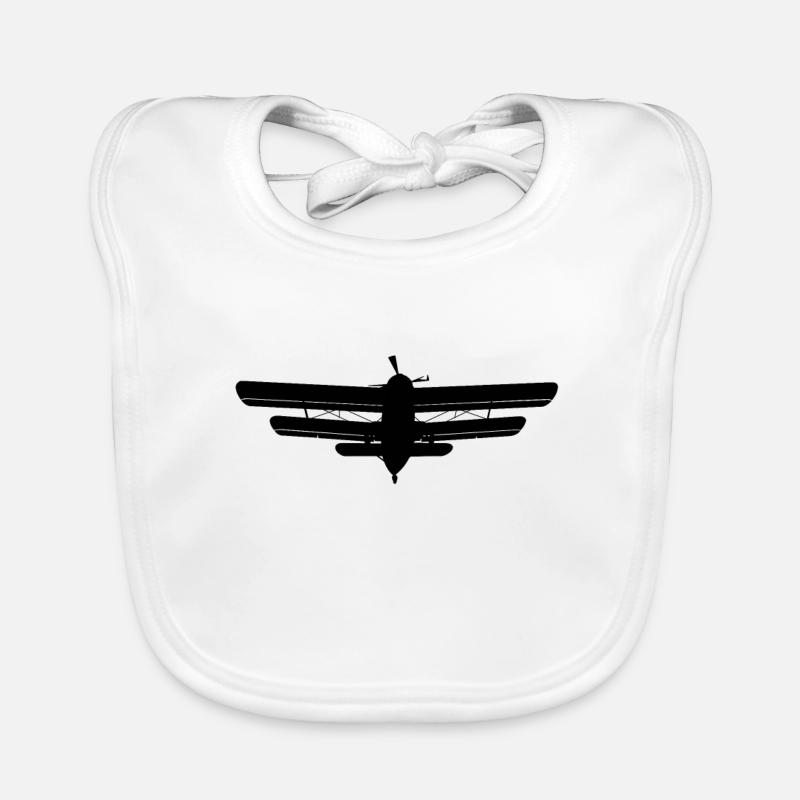 An-2 - Baby Bio-Lätzchen - Weiß