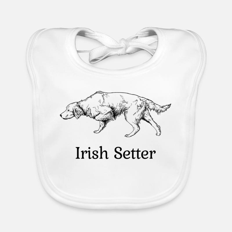 Irish Setter ci-dessus Bavoir bio Bébé