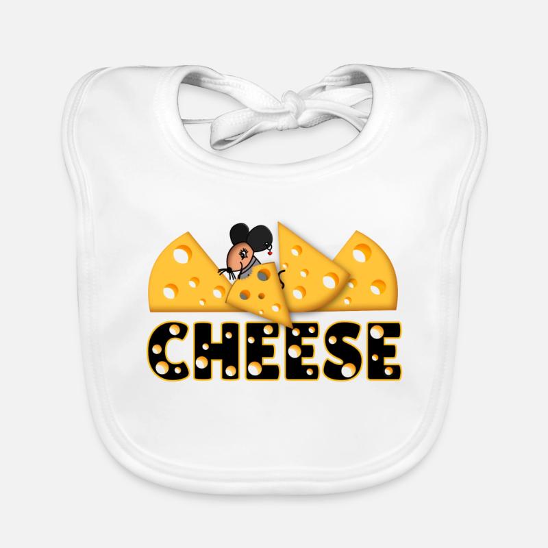 Cheese Organic Baby Bibs