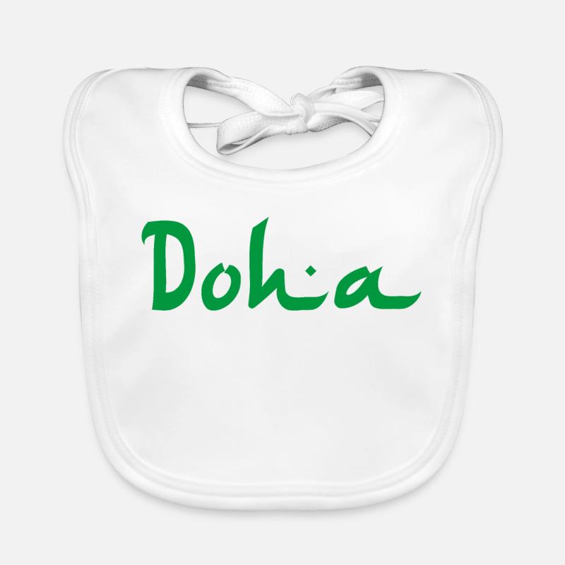 DOHA - Baby Bio-Lätzchen - Weiß