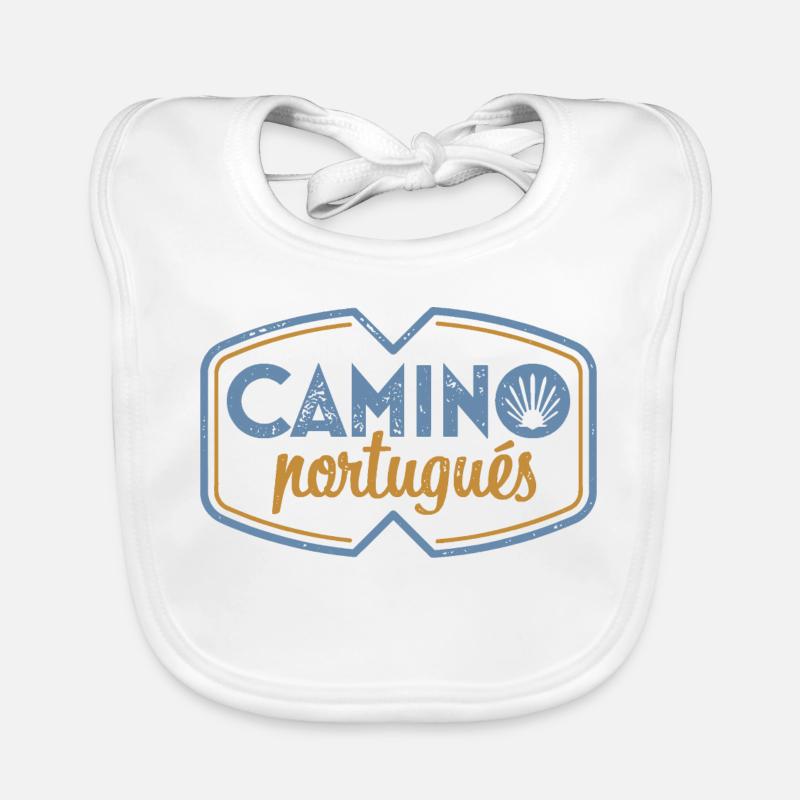 Camino Portugués Estampillé | Chemin de Saint-Jacques Bavoir bio Bébé