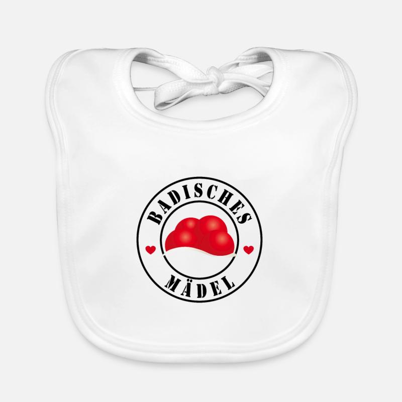 Badisches Mädel Baby Bio-Lätzchen
