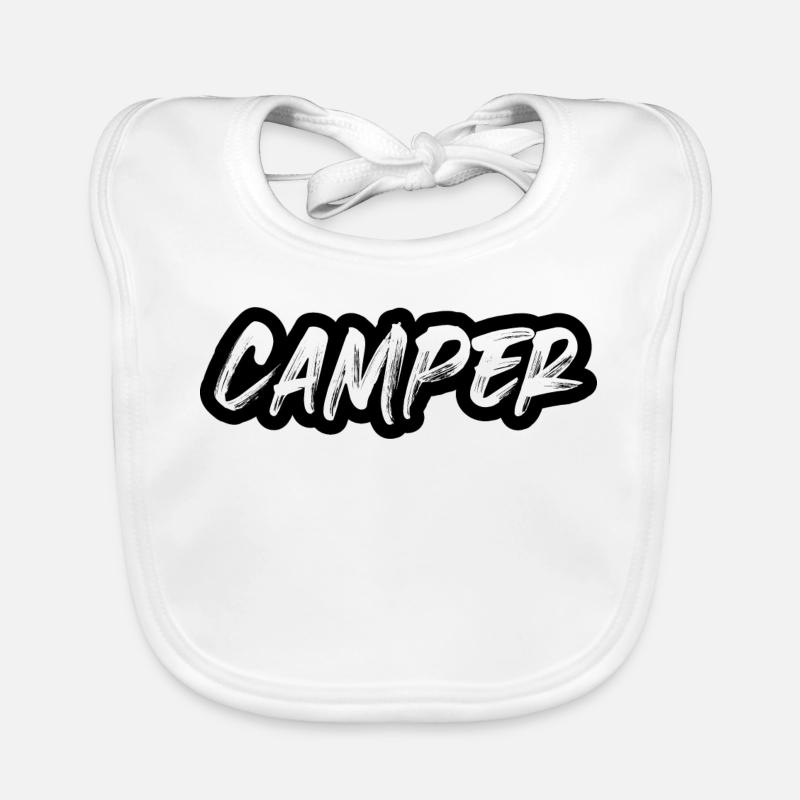 camper camping van removal Organic Baby Bibs