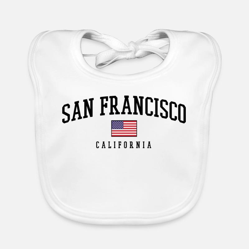 San Francisco États-Unis Bavoir bio Bébé