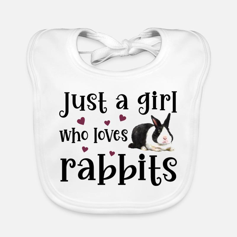 Hase Kaninchen Baby Bio-Lätzchen