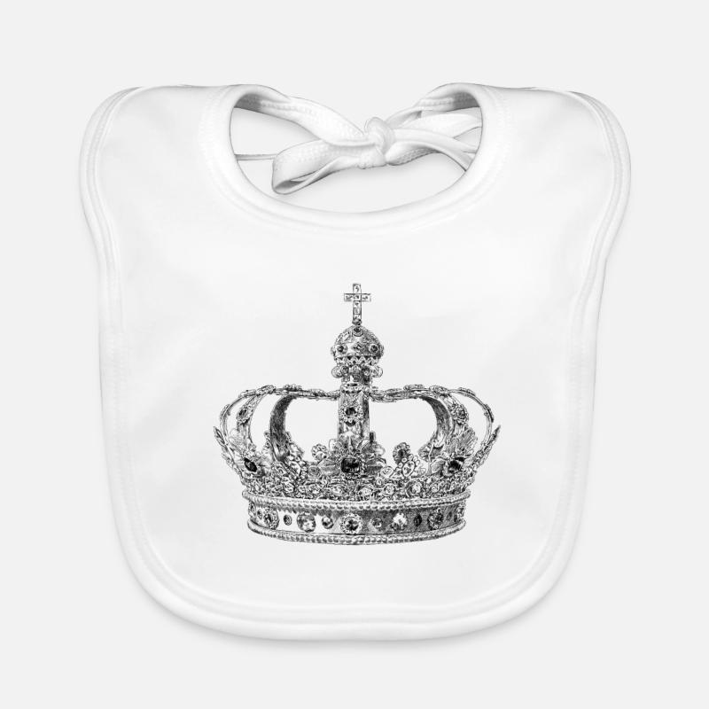 Crown Bavoir bio Bébé