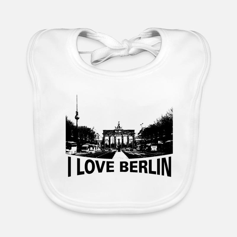J’adore Berlin avec BilD Bavoir bio Bébé