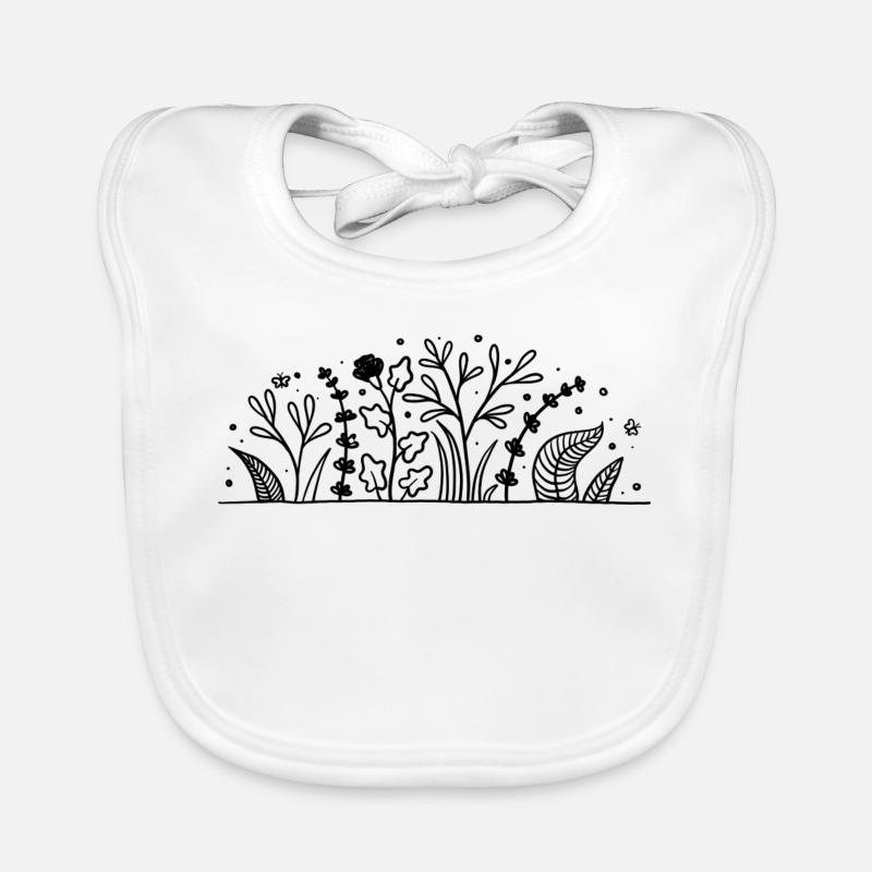 Planter - Bavoir bio Bébé - blanc
