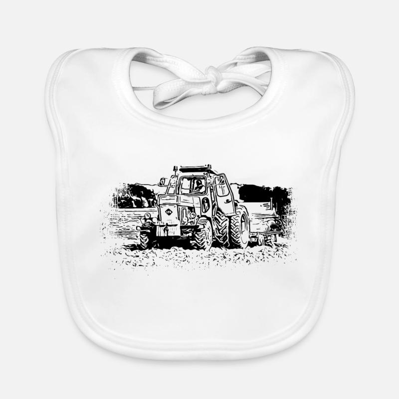 Traktor Fortschritt ZT 303 E Baby Bio-Lätzchen