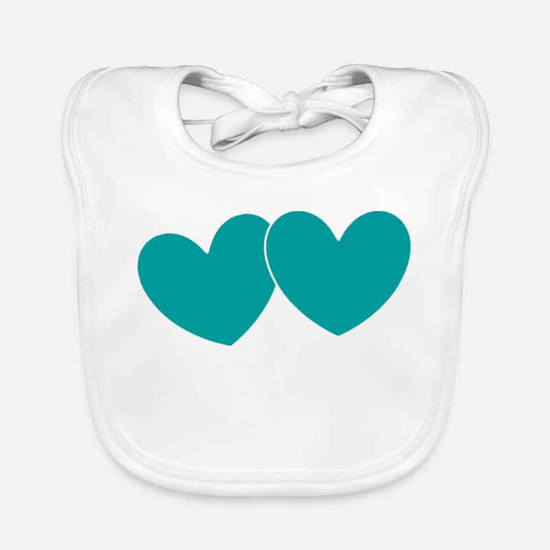 Saint-Valentin, Saint-Valentin, Saint-Valentin Bavoir bio Bébé
