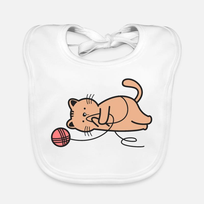 Cat Cats Organic Baby Bibs