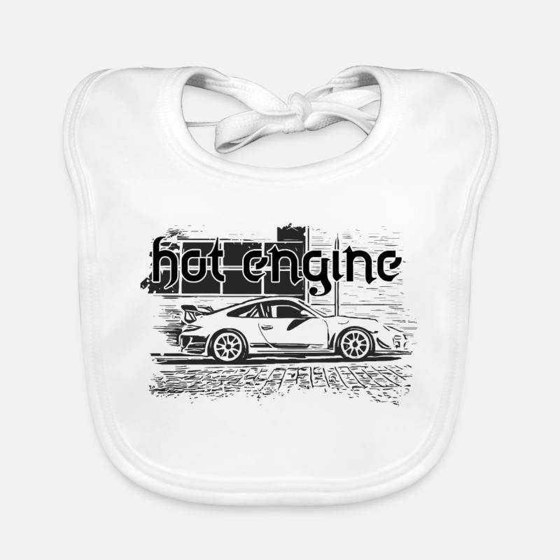 Hot Engine Baby Bio-Lätzchen