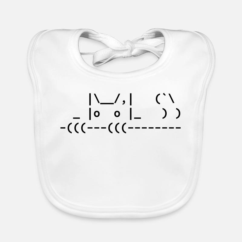 chat ascii mignon - chat ascii mignon Bavoir bio Bébé