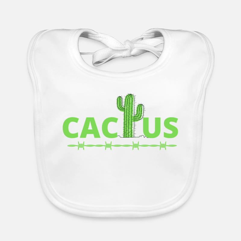 cactus, humorous cactus Organic Baby Bibs
