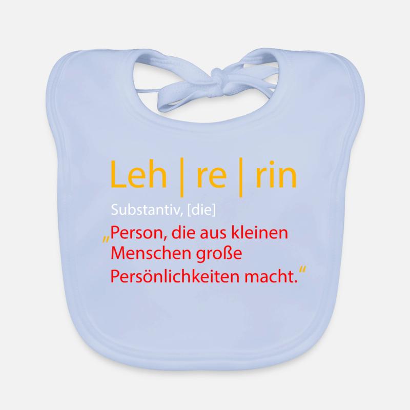 Lehrerin Baby Bio-Lätzchen