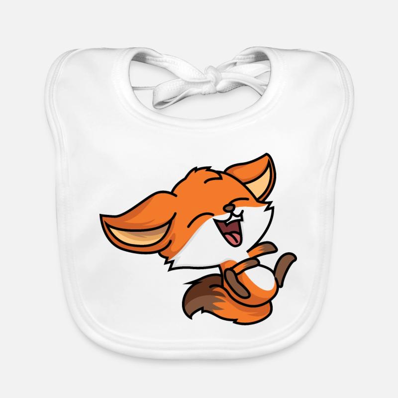Renard rieur Bavoir bio Bébé