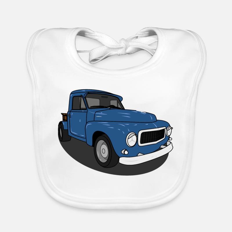 Duet Blue Organic Baby Bibs