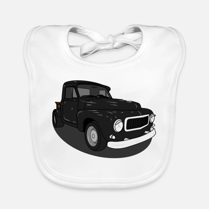 Duet Black Organic Baby Bibs