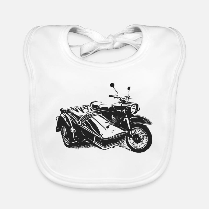 Simson Schwalbe Duo - Baby Bio-Lätzchen - Weiß
