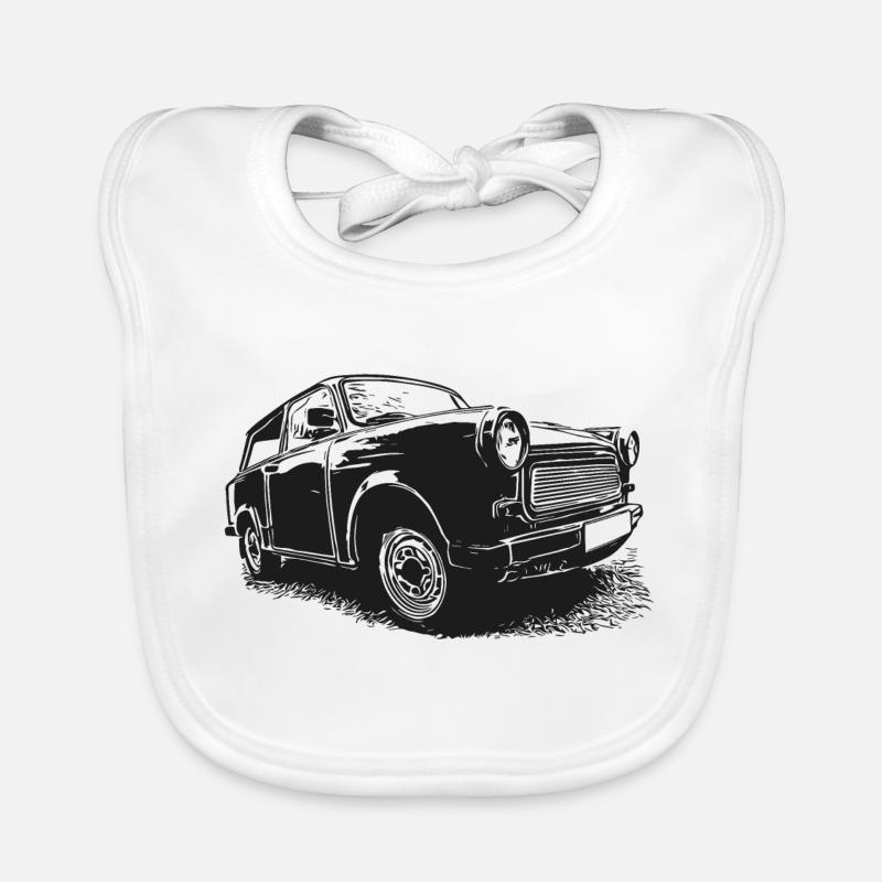 |  | Trabbi Véhicules gdr Bavoir bio Bébé
