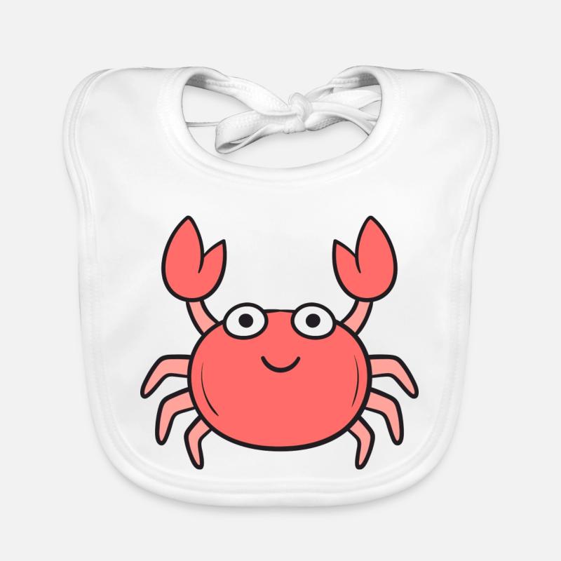 Crabe crabe Bavoir bio Bébé
