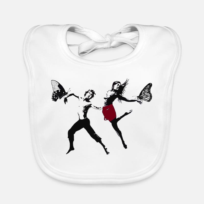 Moderne Dance Baby Bio-Lätzchen