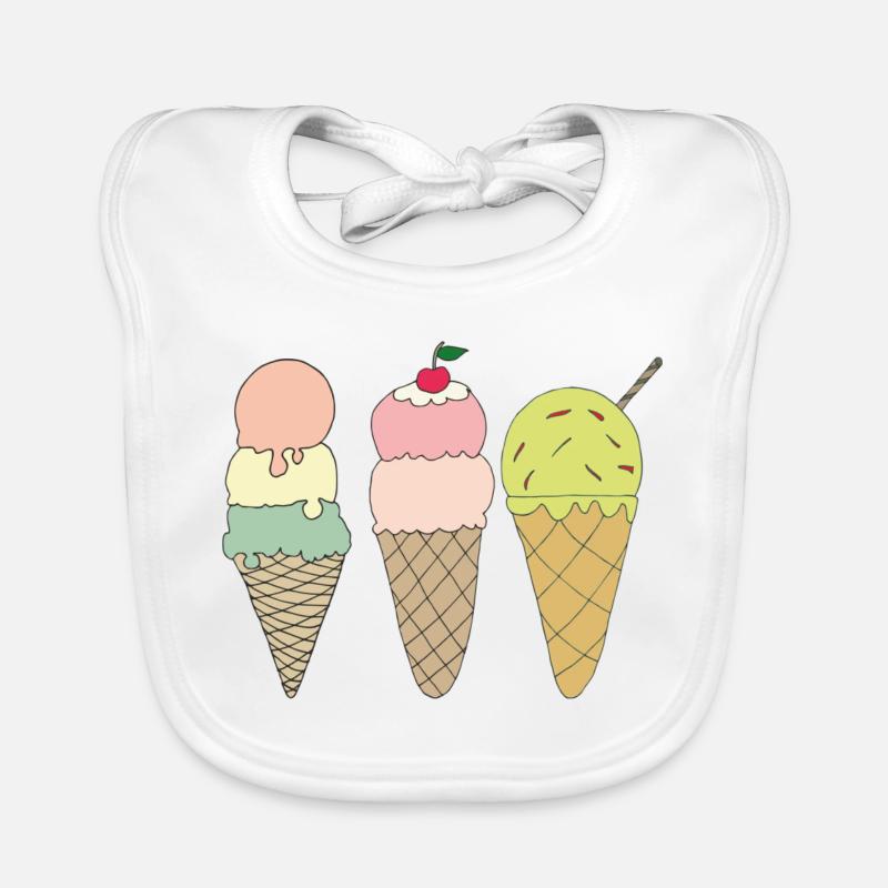 variations de glace Bavoir bio Bébé